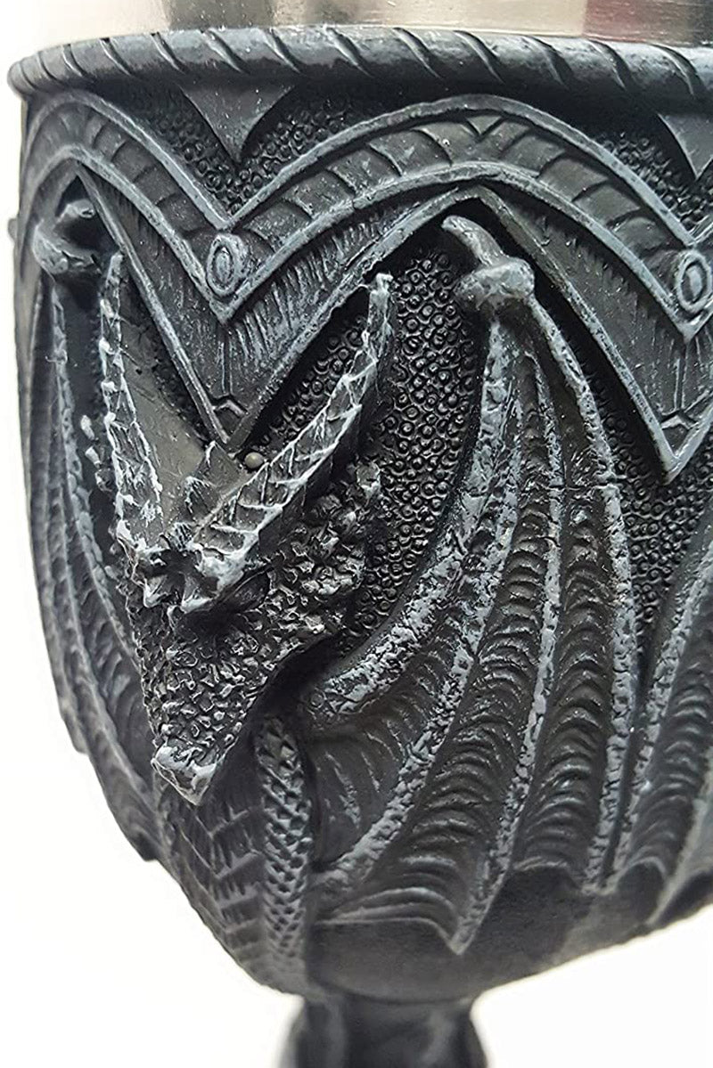 Gothic Dragon Wine Goblet - housewares - VampireFreaks - Pacific Giftware