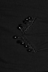 plus size beaded gothic gown