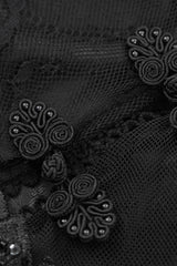 ornate button dress
