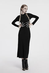 womens gothic bodycon dress