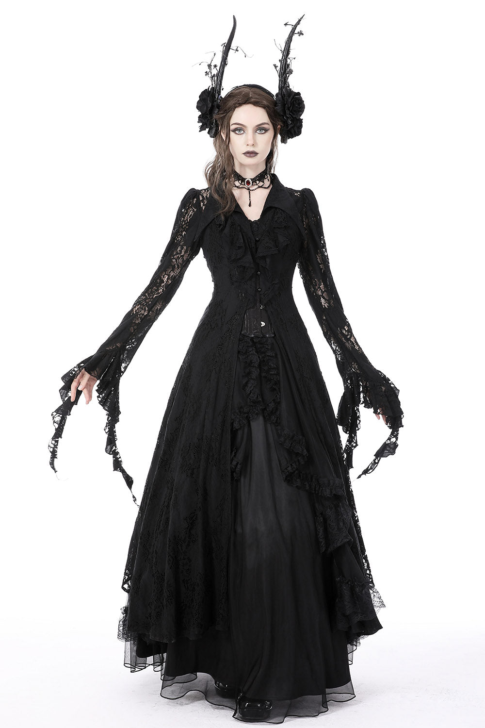 gothic witch cardigan