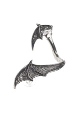 pewter bat shaped ear wrap by alchemy england 