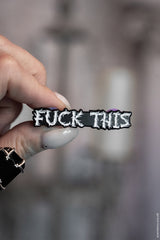 punk rock enamel pin