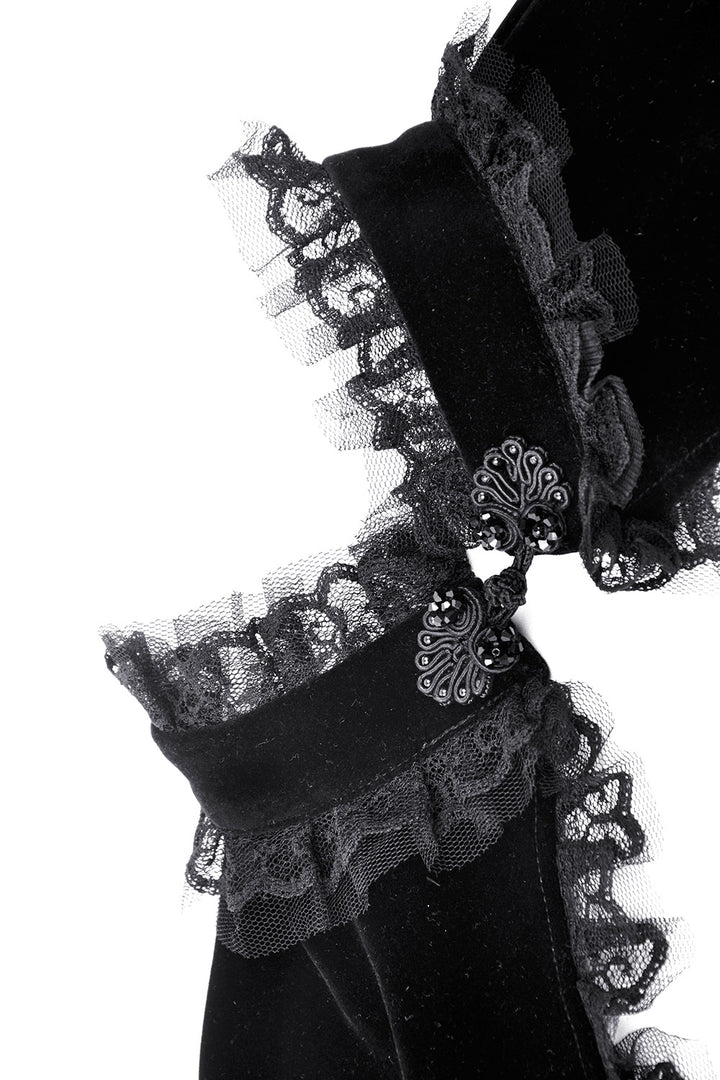 womens gothic bolero with lace