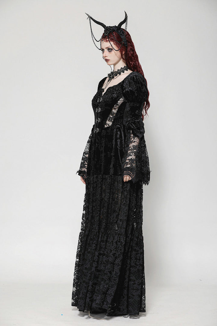 romantic goth dress by dark in love