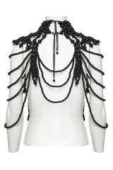 chain beaded harness