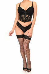 underbust floral lace corset waist cincher