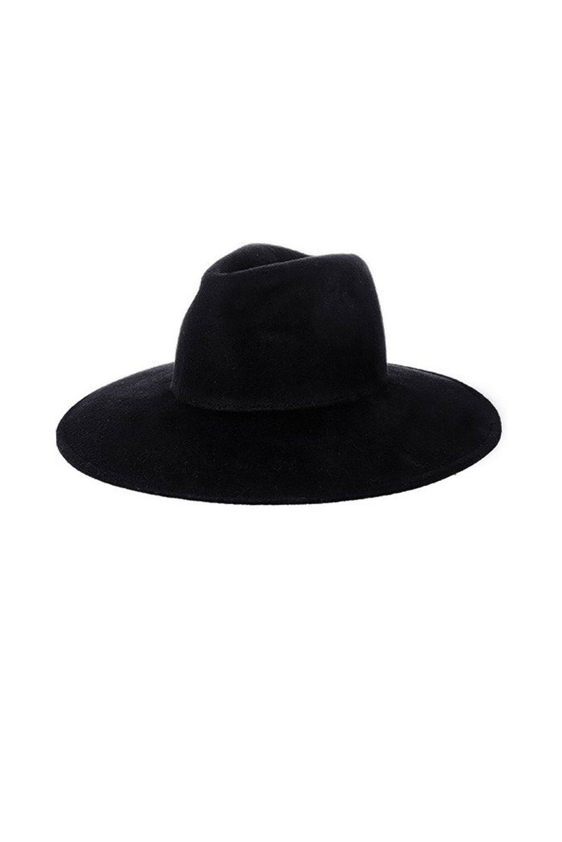 black pinup fedora hat