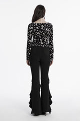gothic womens witchy bell bottoms