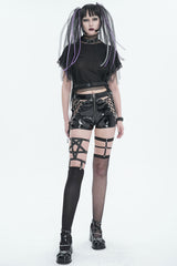 mismatched fishnet socks set