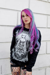 ghost halloween cat sweater