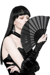 Gothic Gloom Spiked Hand Fan - umbrellas - VampireFreaks - Punk Rave