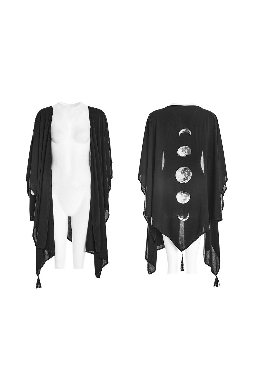 Gothic Goddess Moon Phase Cardigan - VampireFreaks - Punk Rave