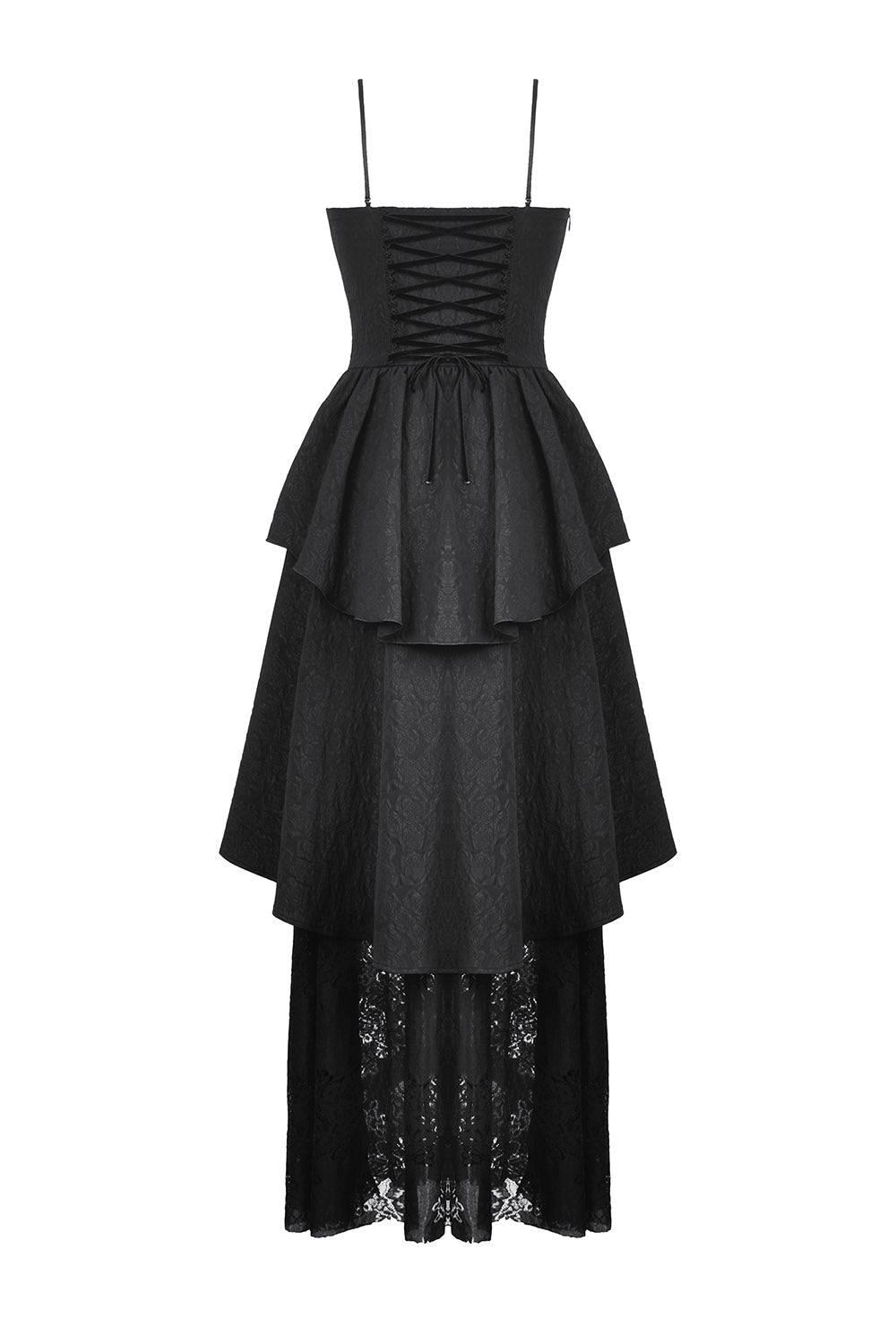 gothic dress with corset lacing 