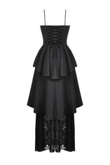gothic dress with corset lacing 
