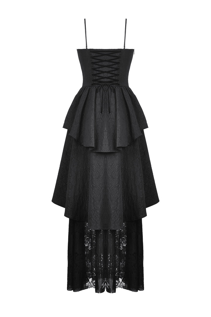 gothic dress with corset lacing 