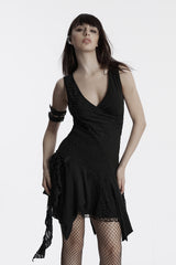 womens v-neckline witchy dress