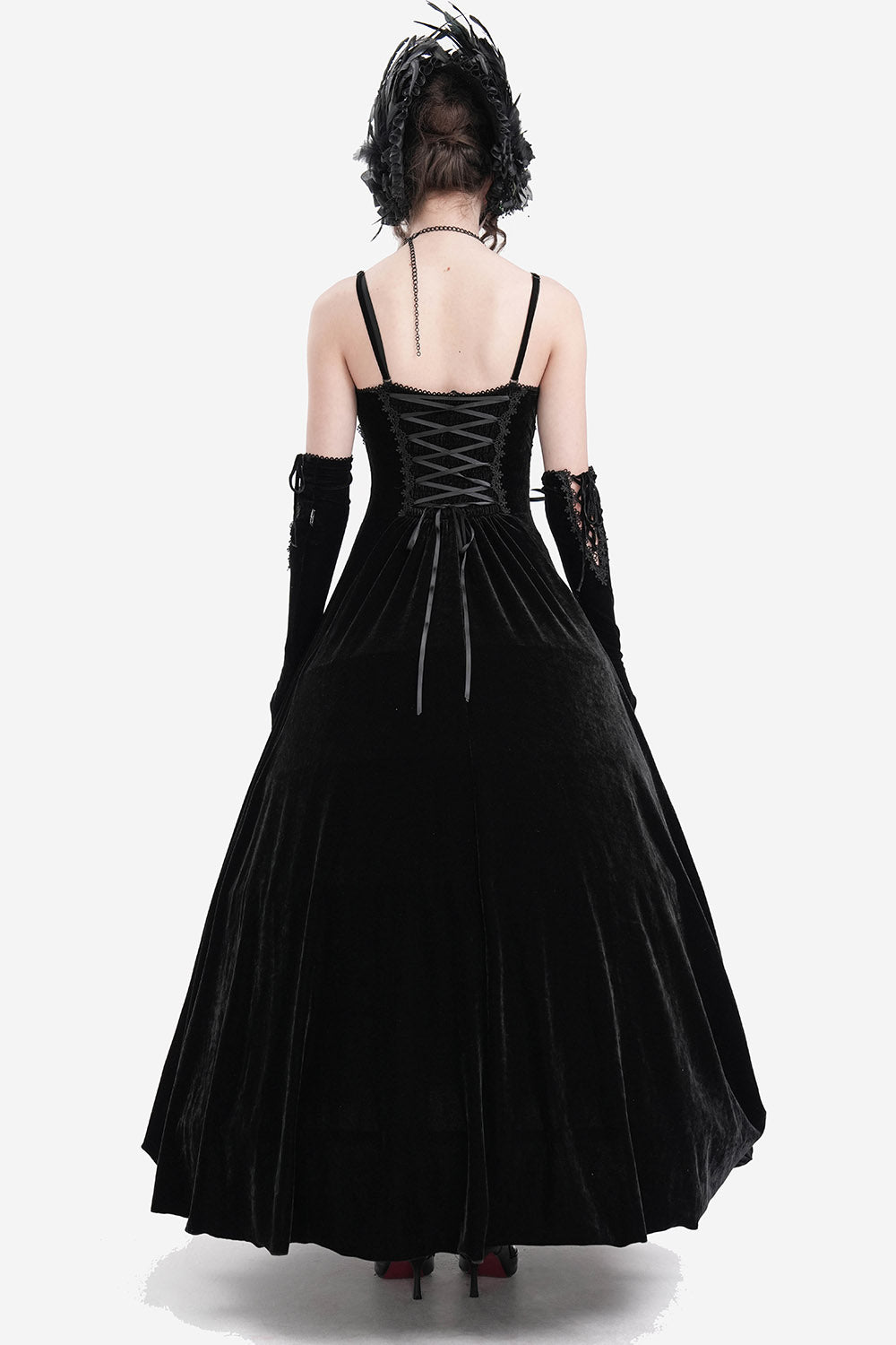womens plus size gothic corset dress