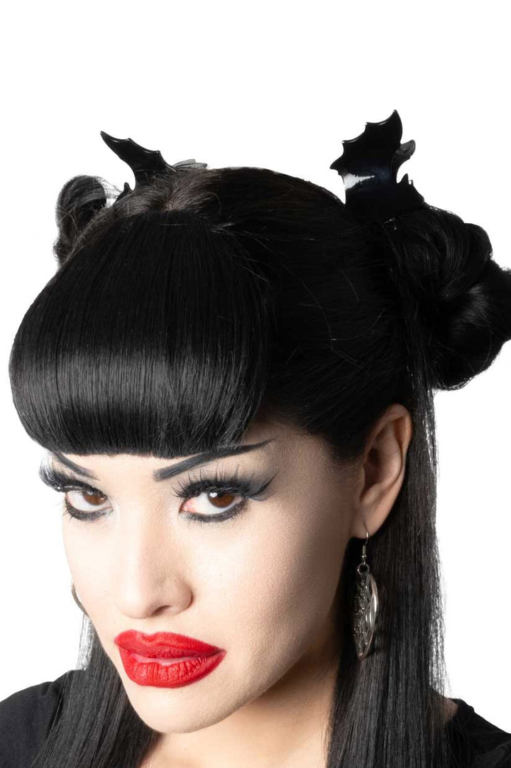 halloween vampire bat hair accessories