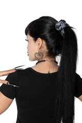 striped hair tie scrunchie 