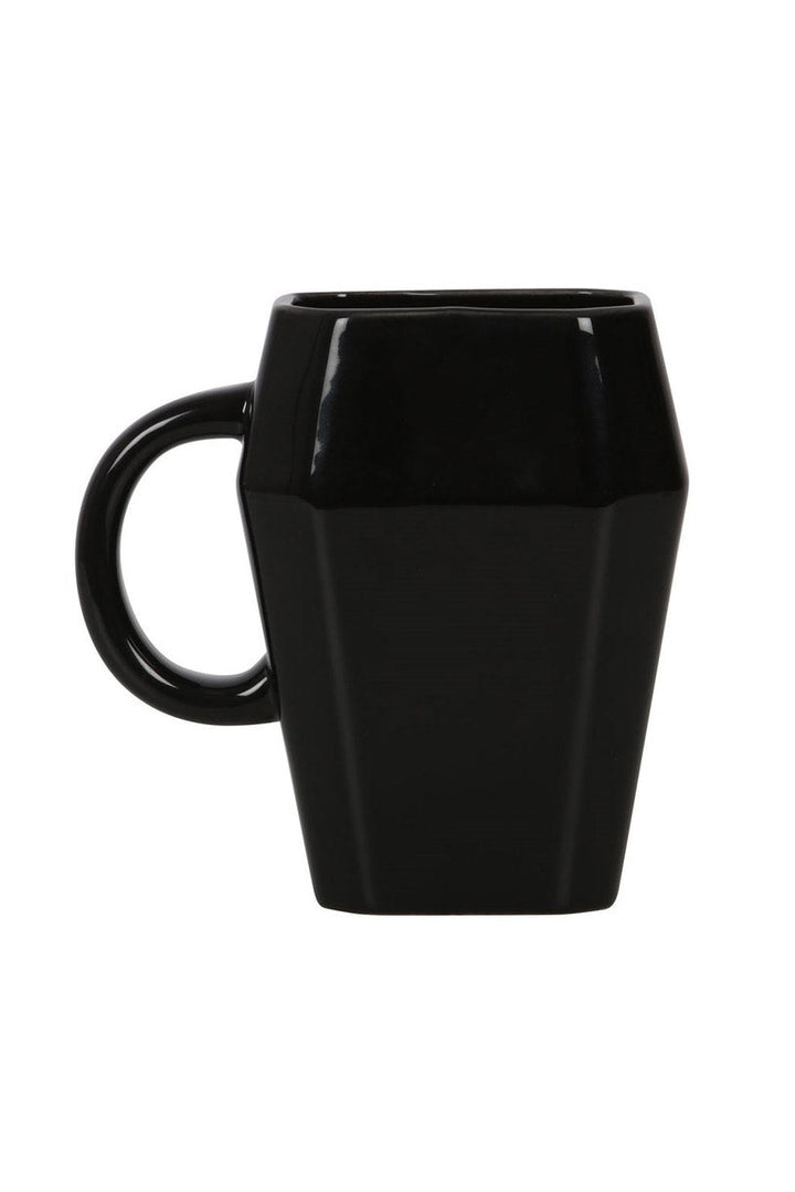 Gothic Halloween Death Before Decaf Coffin Mug - housewares - VampireFreaks - Something Different