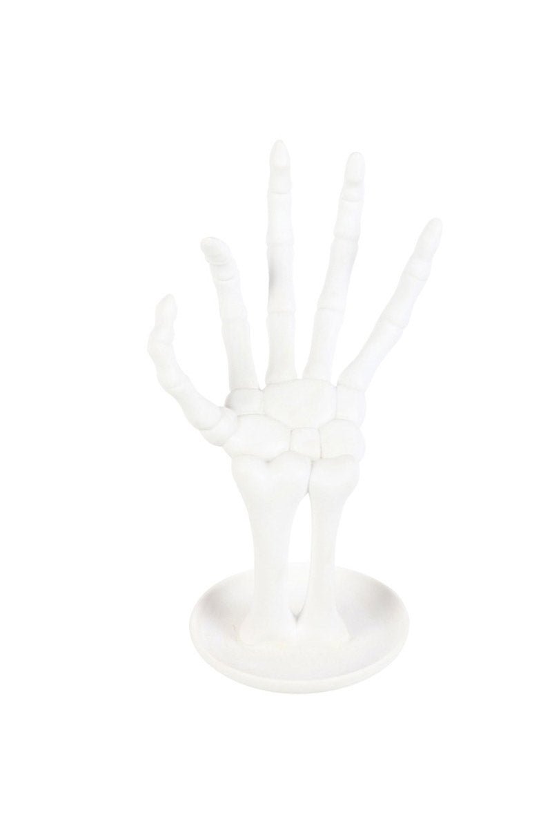 Gothic Halloween Skeleton Hand Jewellery Holder - housewares - VampireFreaks - Something Different