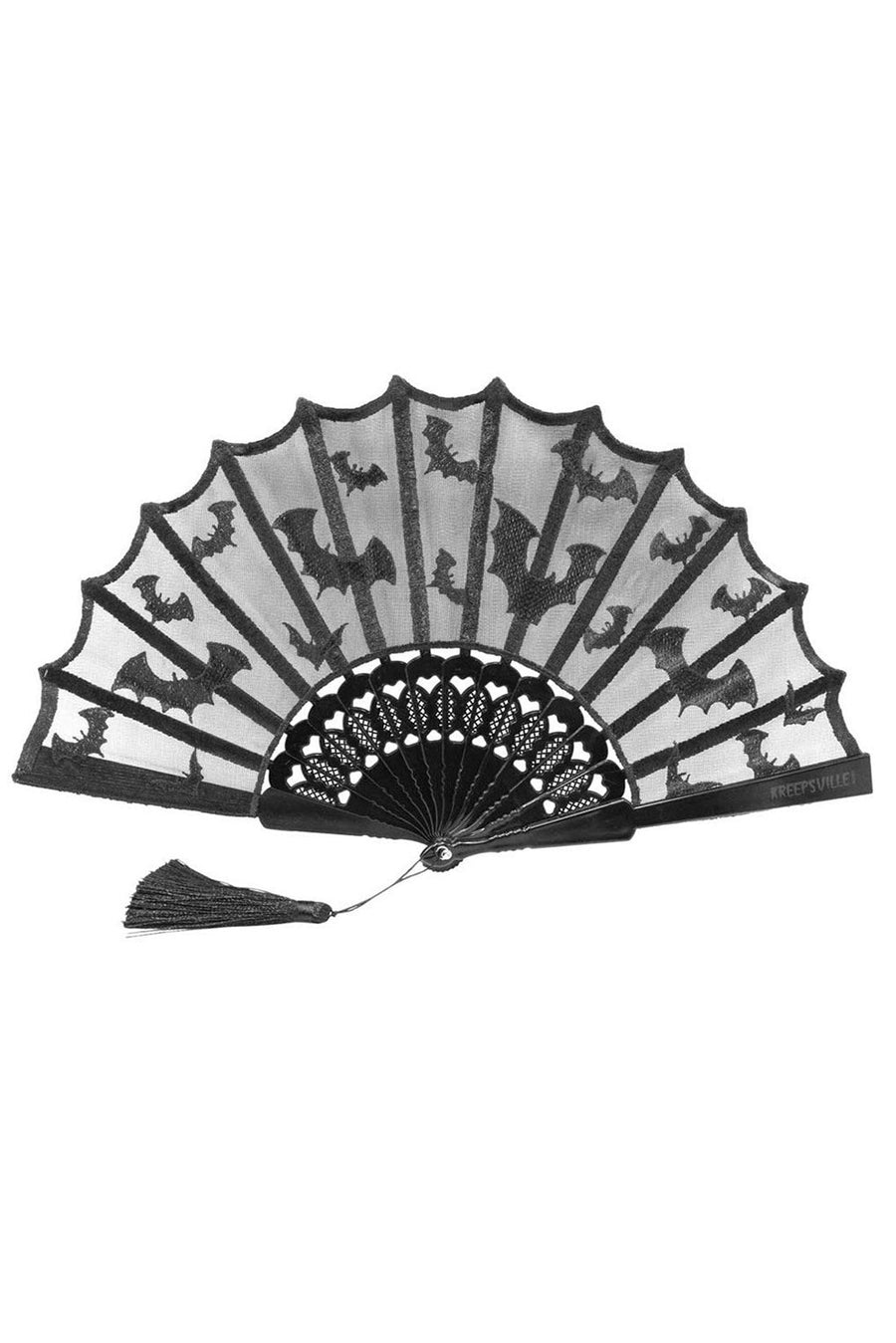 gothic hand fan