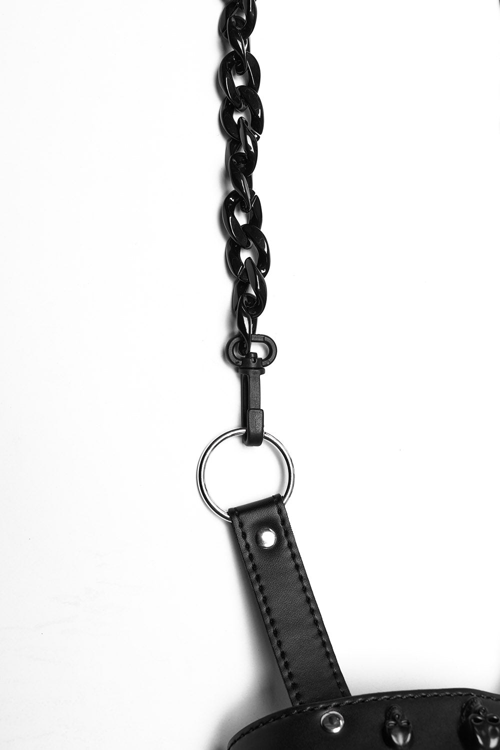 punk chain chest harness