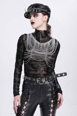 chainmail knightcore chest harness
