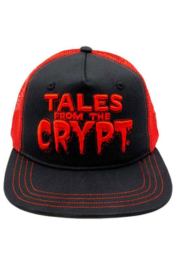 Tales From The Crypt Red Trucker Hat
