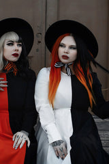 White Nightmare Veiled Hat