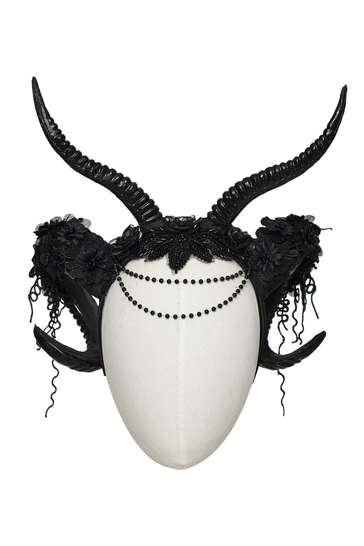 gothic horns headband