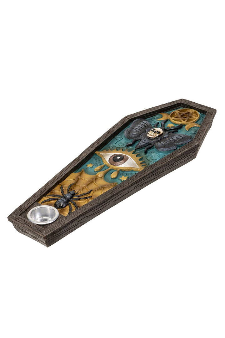 gothic resin incense stick holder