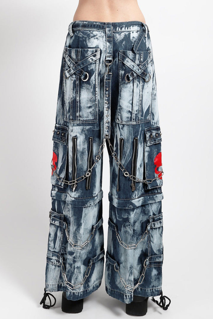 tripp nYC cargo pants with chain straps