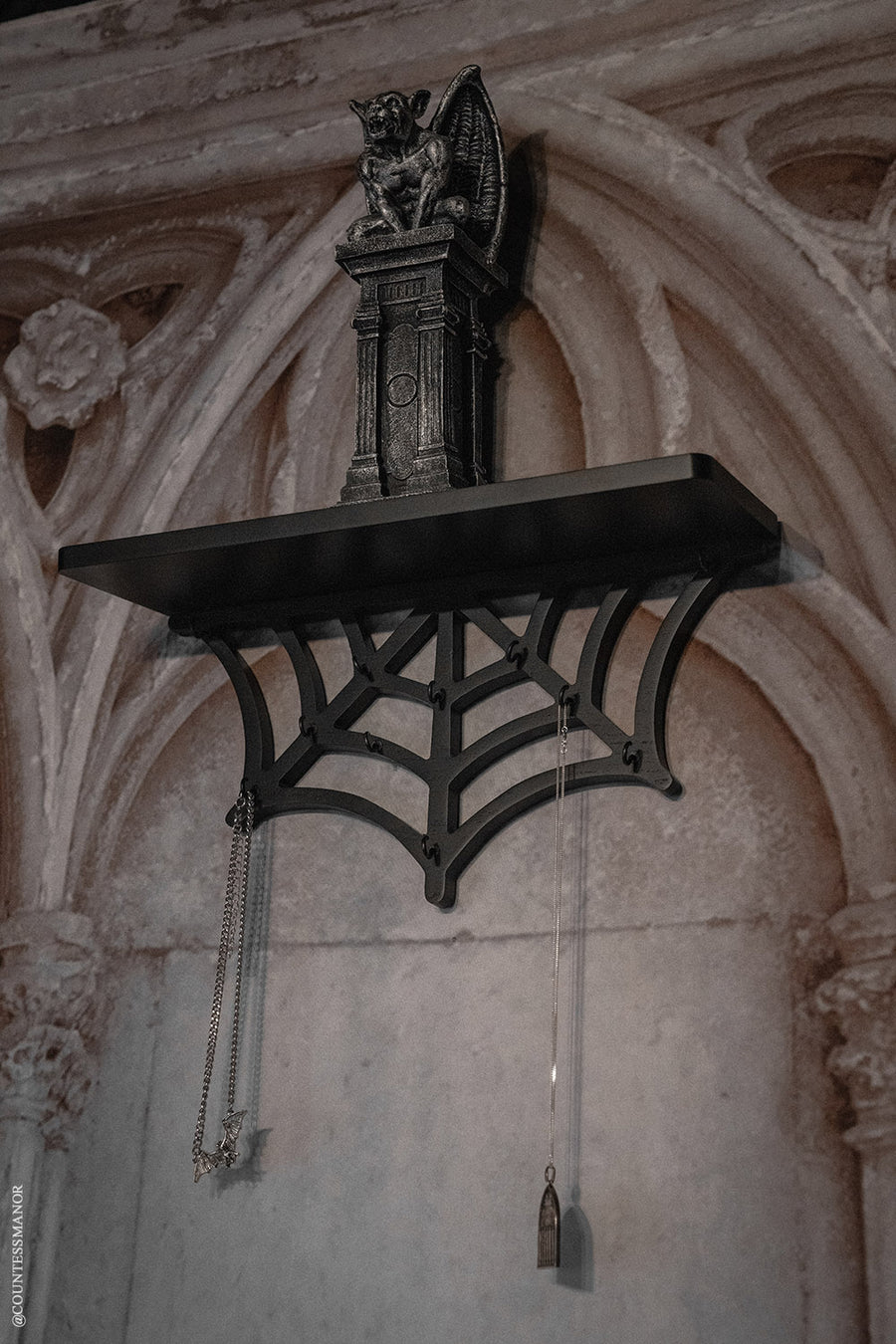 Spiderweb Jewelry Display Shelf