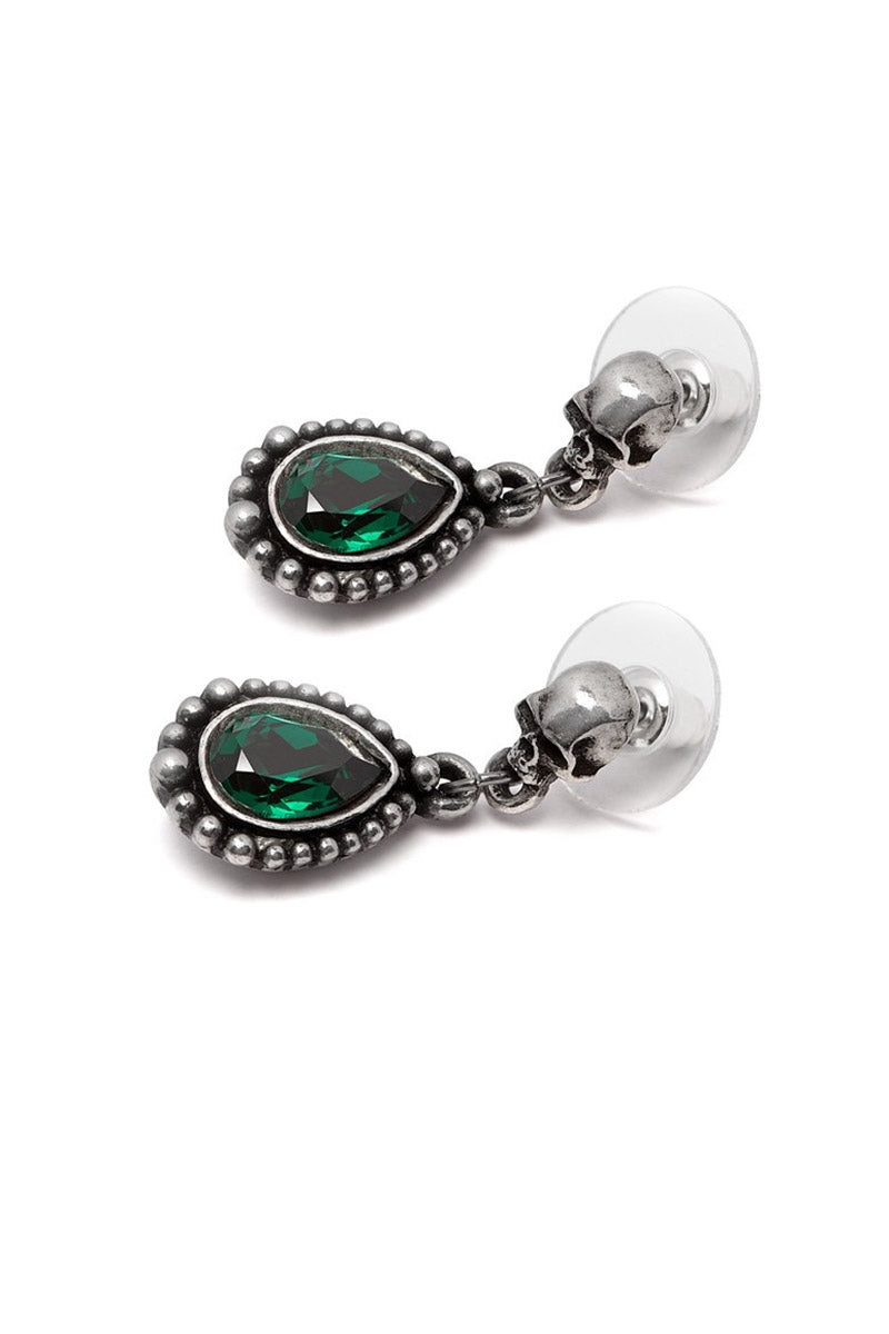 steampunk skull earrings 