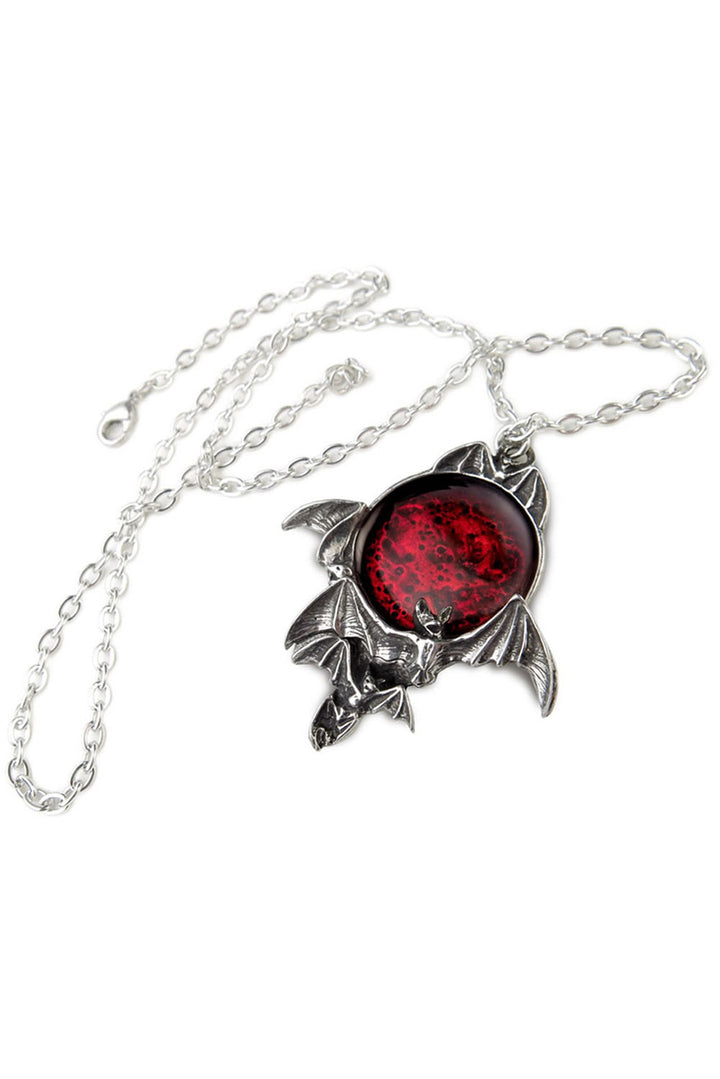 spooky bat necklace by alchemy gothic