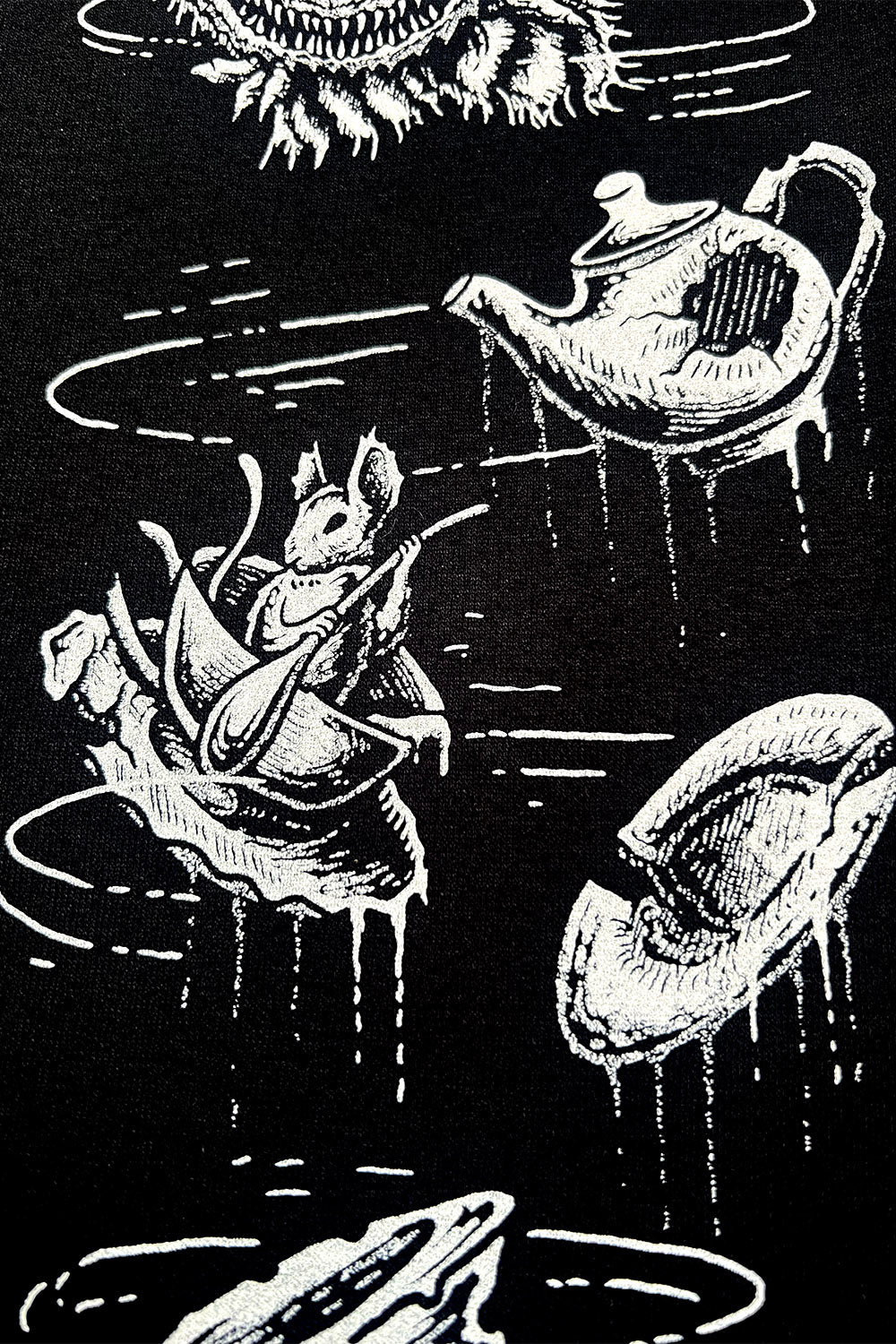 dark gothic alice in wonderland sweatpants