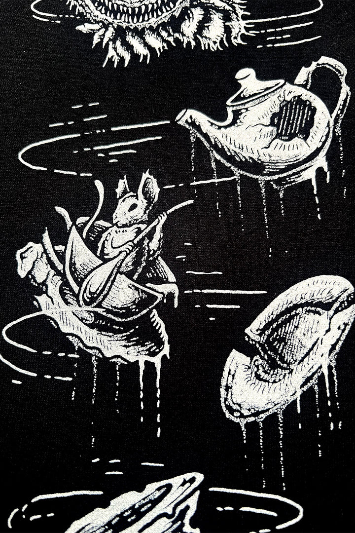 dark gothic alice in wonderland sweatpants