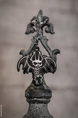 skeleton bat keychain by vampire freaks 