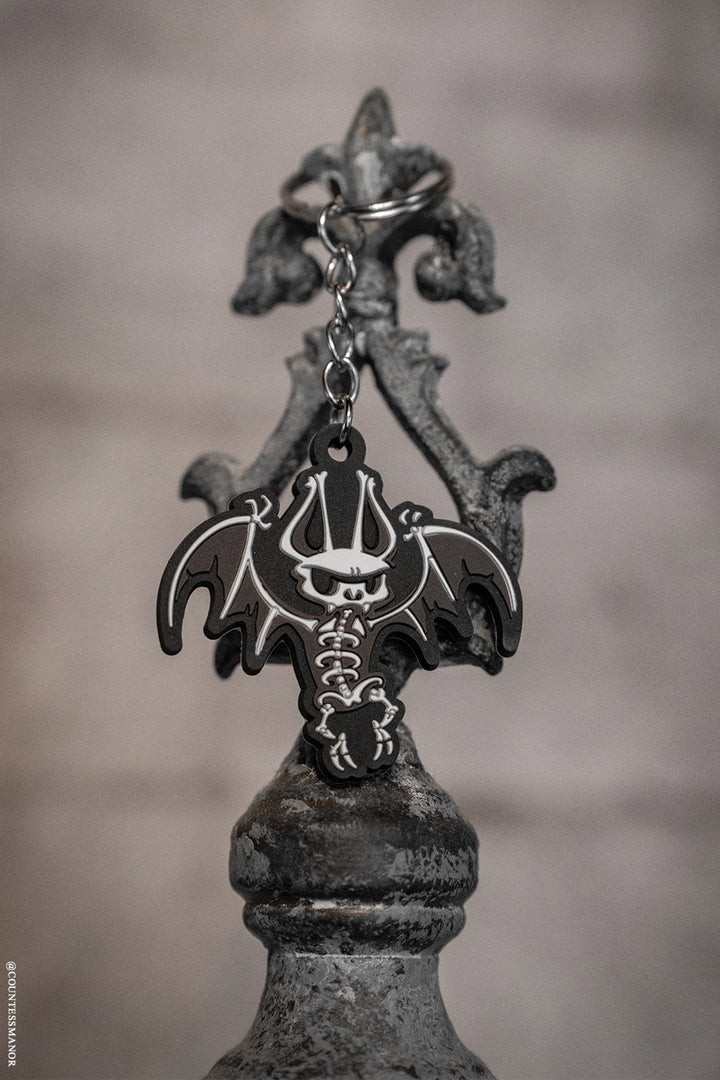 skeleton bat keychain by vampire freaks 
