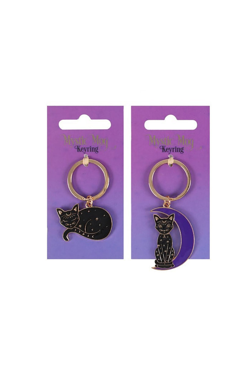 mystical cat keychains