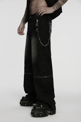 punk barbed wire pant chain