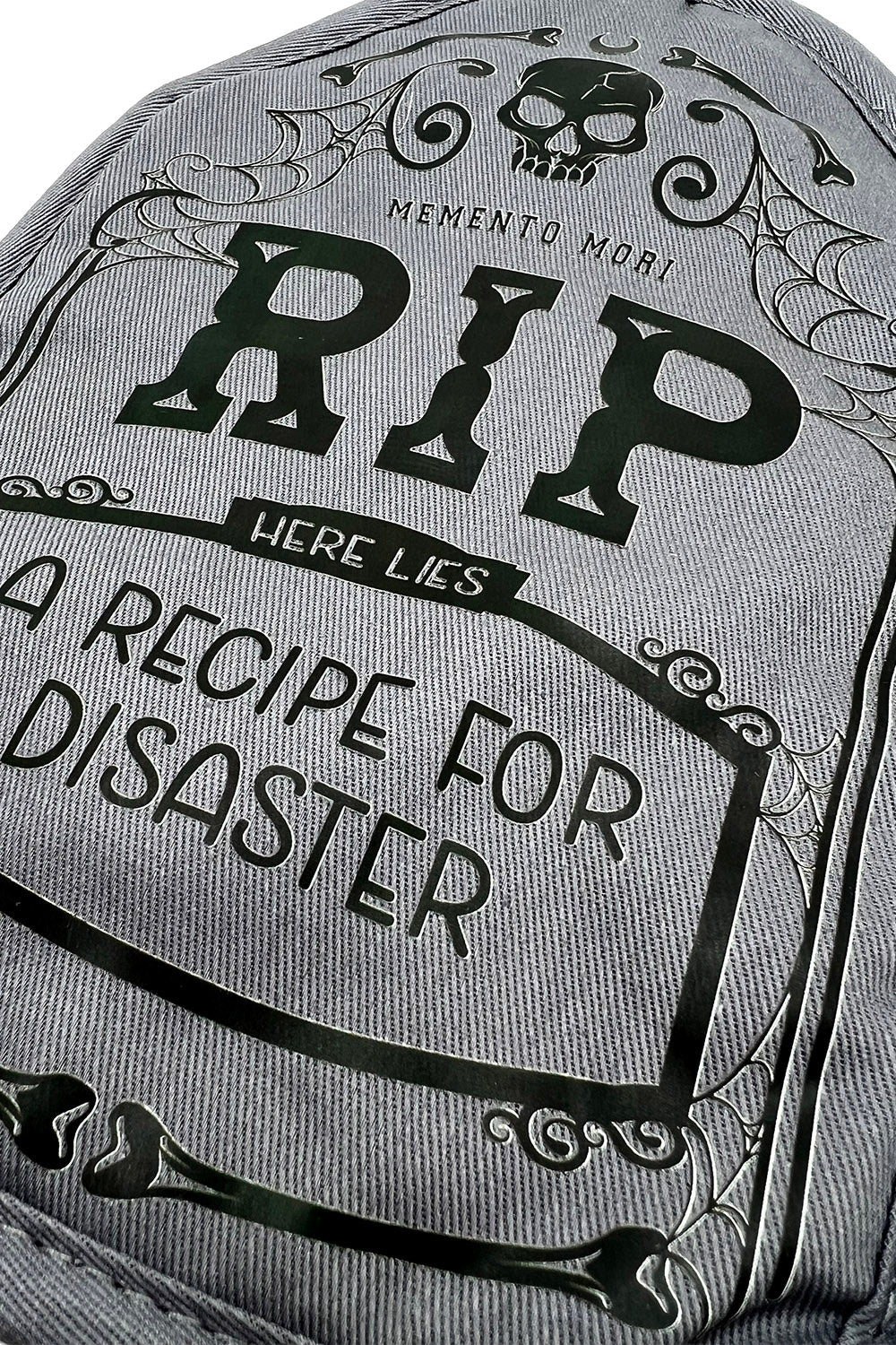 grey RIP headstone pot holder