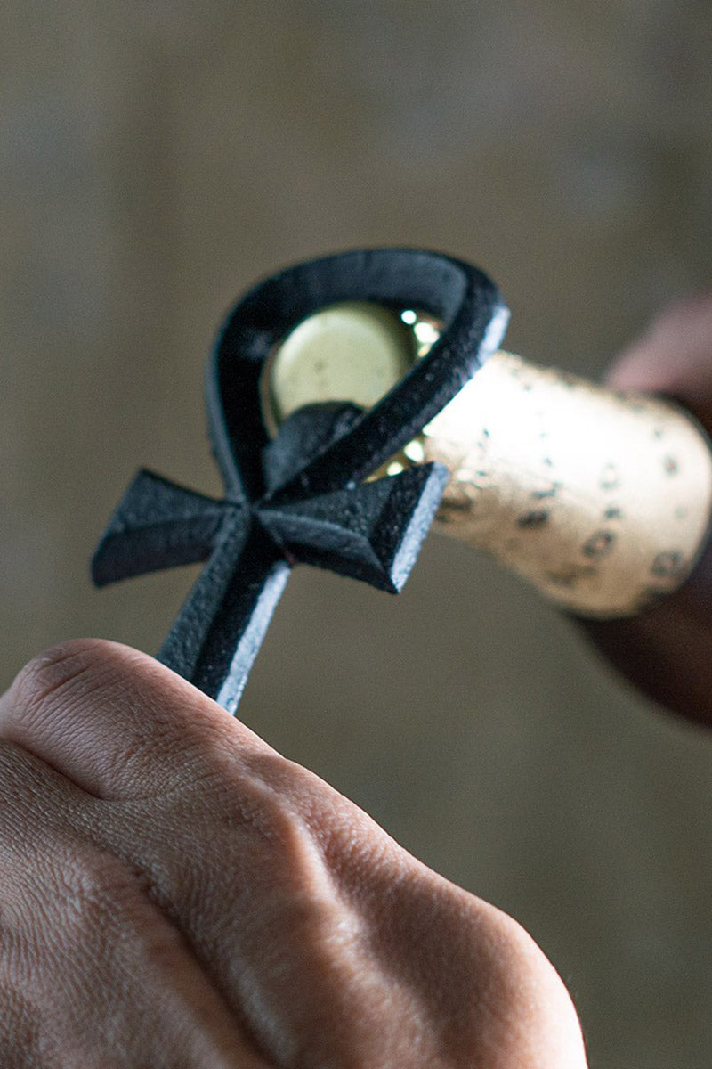 ankh symbol bottle opener  for wine and beer bottles