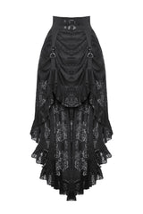 gothic skirt with back train