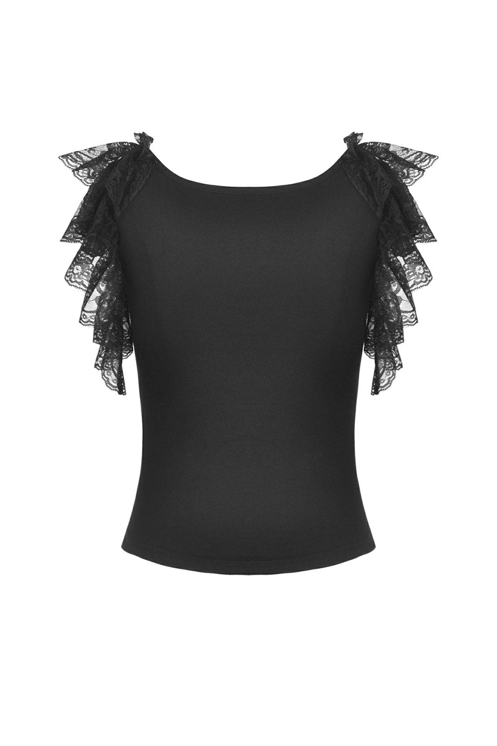 elegant vintage goth top