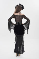 vegan leather lace-up corset