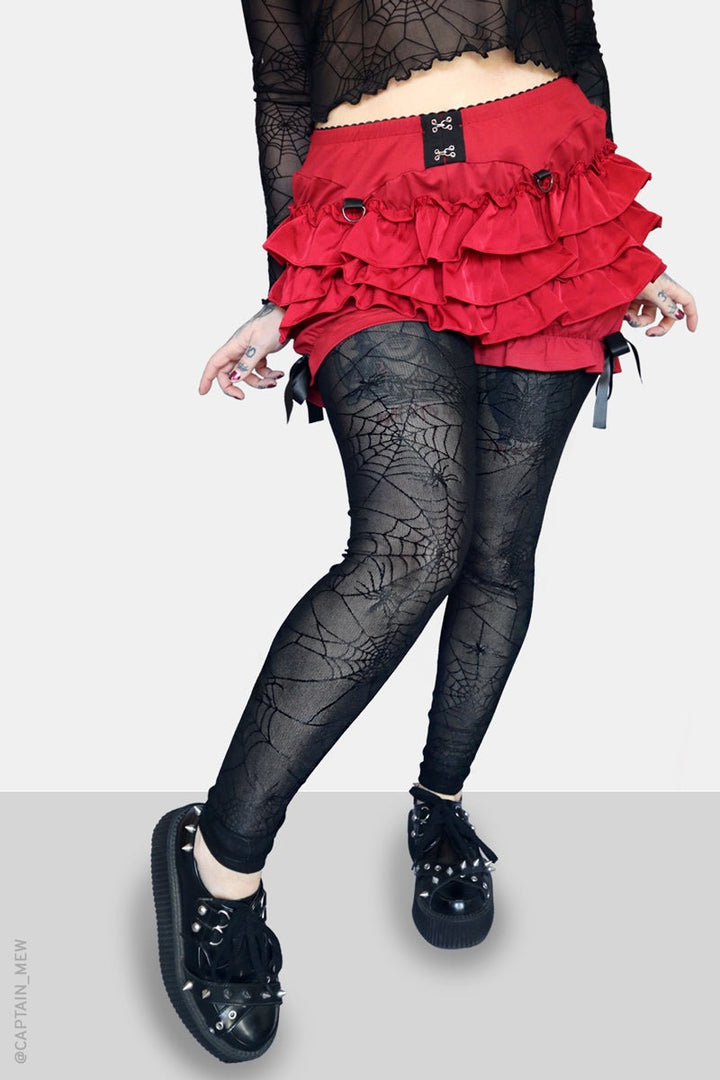 gothabilly spider tights