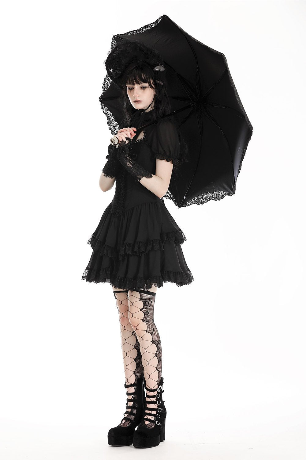 Gothic Lolita Lace Umbrella - umbrellas - VampireFreaks - Dark In Love